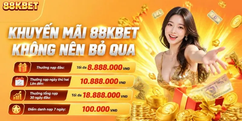 Danh mục khuyến mãi 88KBET không nên bỏ qua