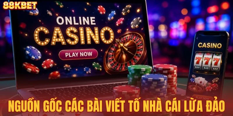 Nguồn gốc của các bài viết tố nhà cái lừa đảo