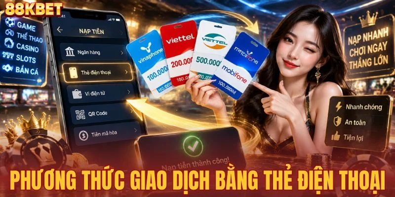 Phương thức giao dịch bằng thẻ điện thoại